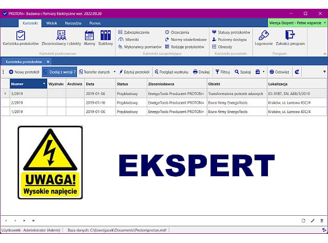 Merserwis Proton+ EKSPERT Badania i Pomiary Elektryczne