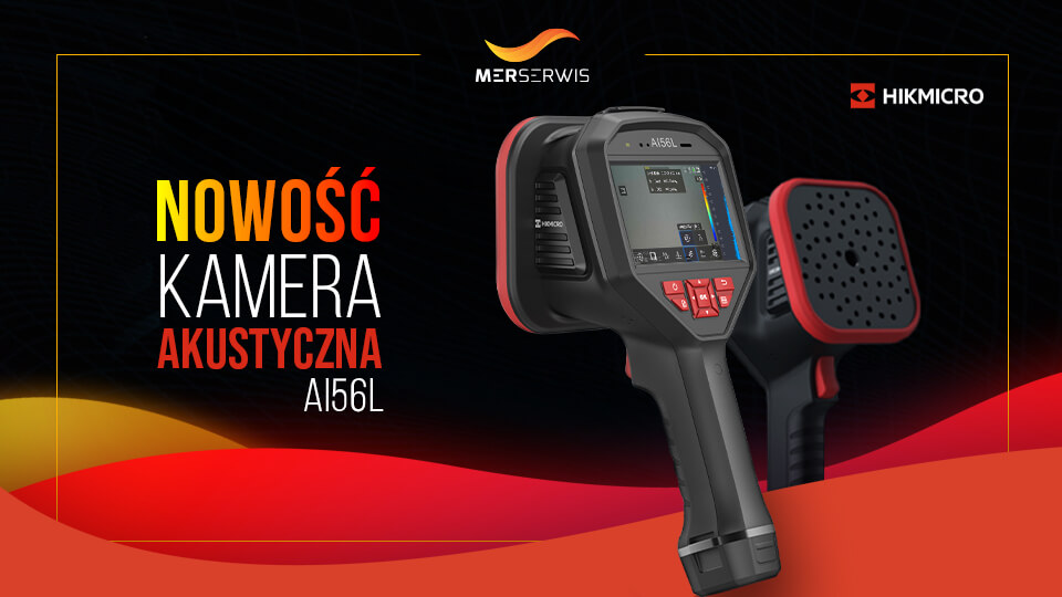 Promocja -50% Nowy model kamery akustycznej - Hikmicro AI56L
