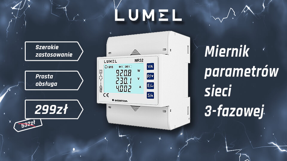 [ZAKOŃCZONE] Lumel NR32 - Miernik parametrów sieci trójfazowej z 44% rabatem do 31.10.24