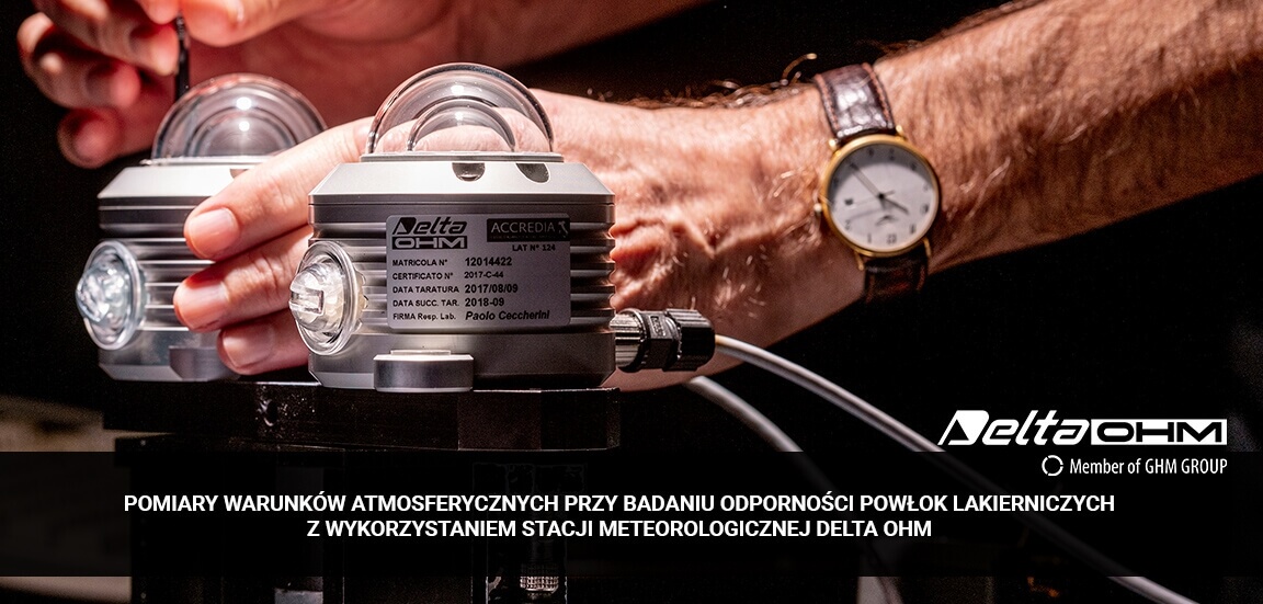 Pomiary warunków atmosferycznych przy badaniu odporności powłok lakierniczych