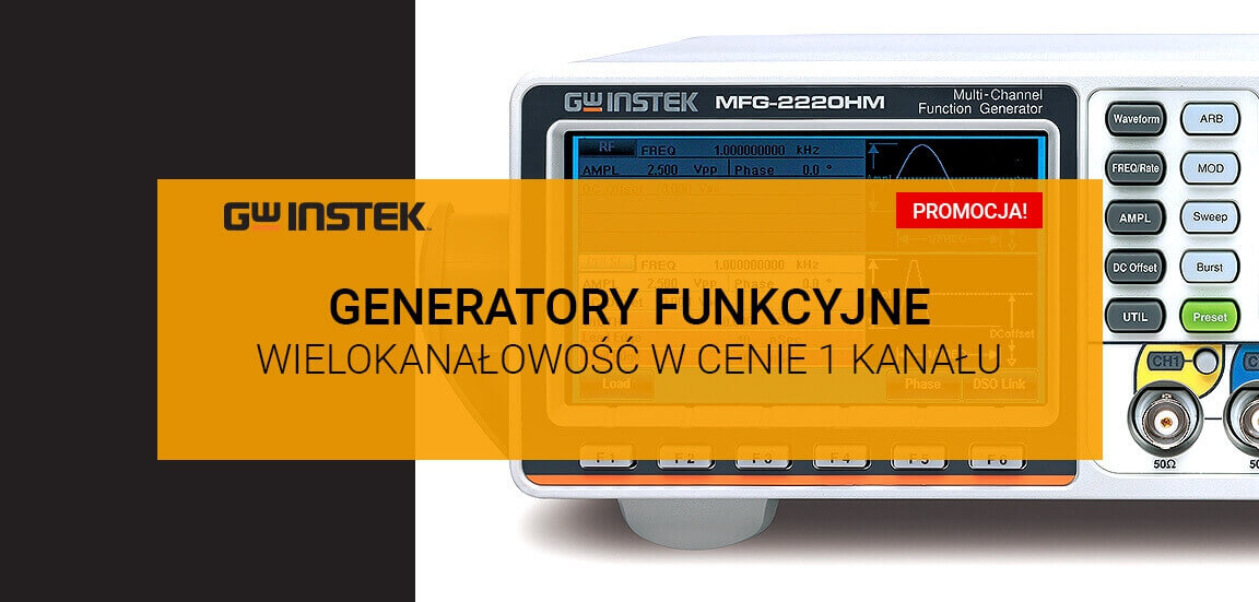 [ZAKOŃCZONE] 5 niezależnych kanałów w cenie jednego - Generatory funkcyjne GW Instek