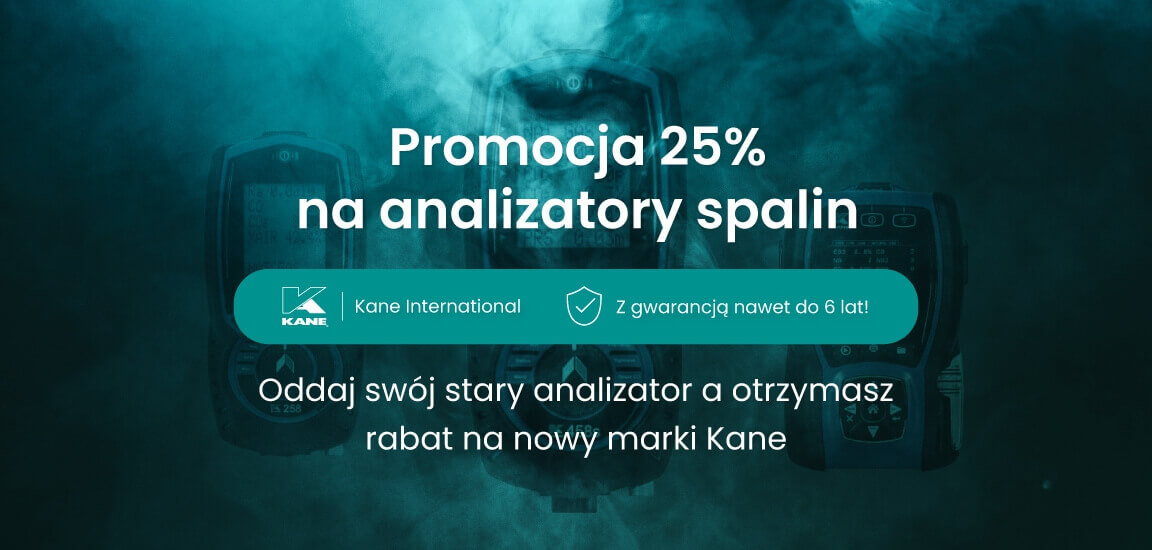 Analizatory spalin z pomiarem CO2 i wieloletnią gwarancją