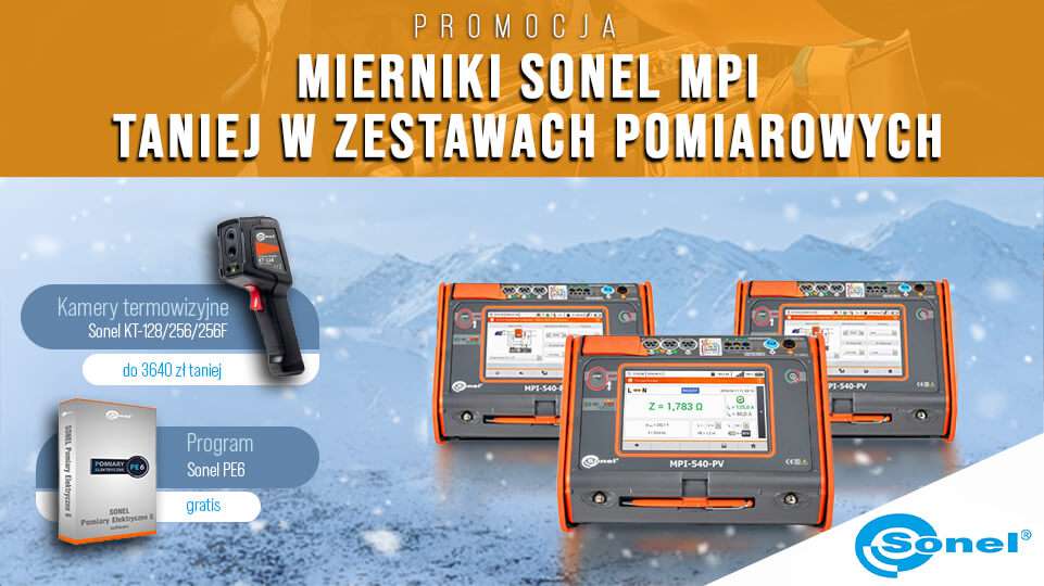 [ZAKOŃCZONE] Promocja na mierniki Sonel MPI taniej w zestawach