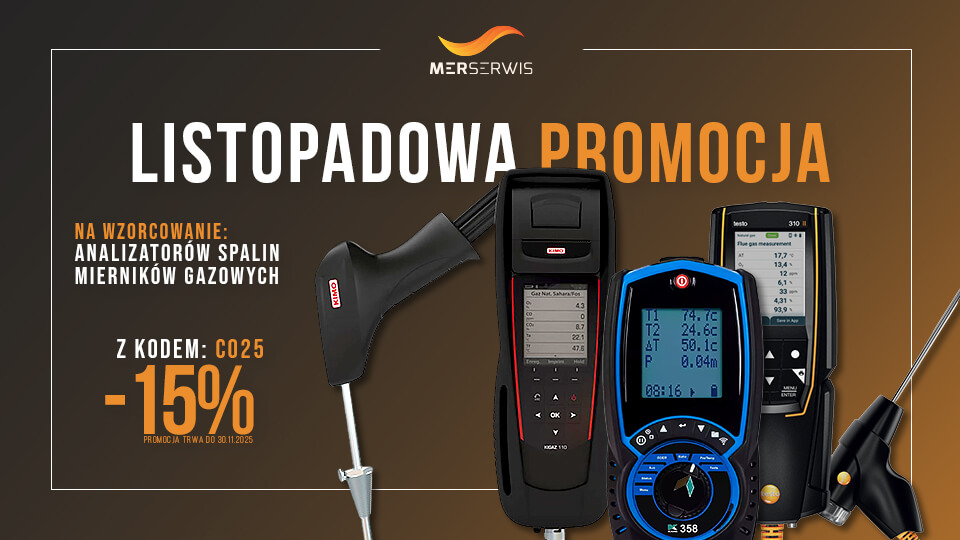 [ZAKOŃCZONE] Kod promocyjny na wzorcowanie analizatorów spalin i mierników gazowych