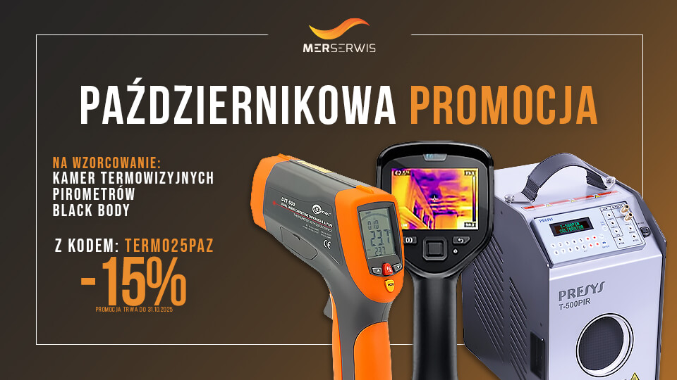 [ZAKOŃCZONE] Kod promocyjny na wzorcowanie kamer termowizyjnych, pirometrów i kalibratorów Black Body