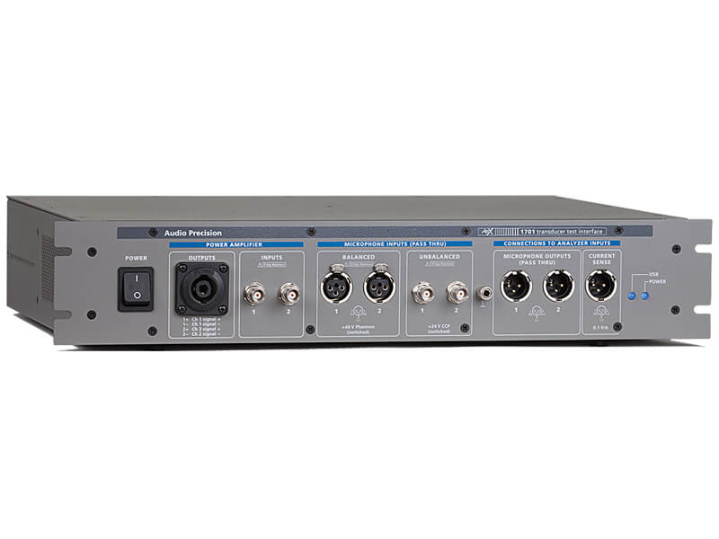 Audio Precision APx1701 Rozwiązanie do pomiarów akustycznych