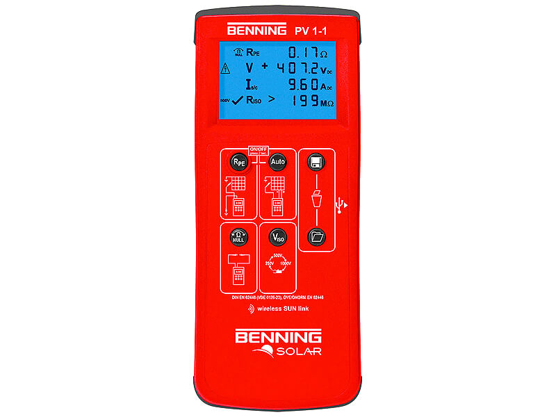 Benning PV 1-1 Tester instalacji fotowoltaicznych
