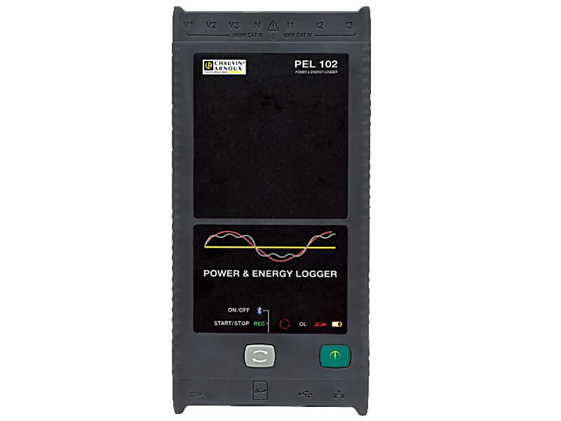 Chauvin Arnoux PEL102 3-fazowy rejestrator mocy i energii