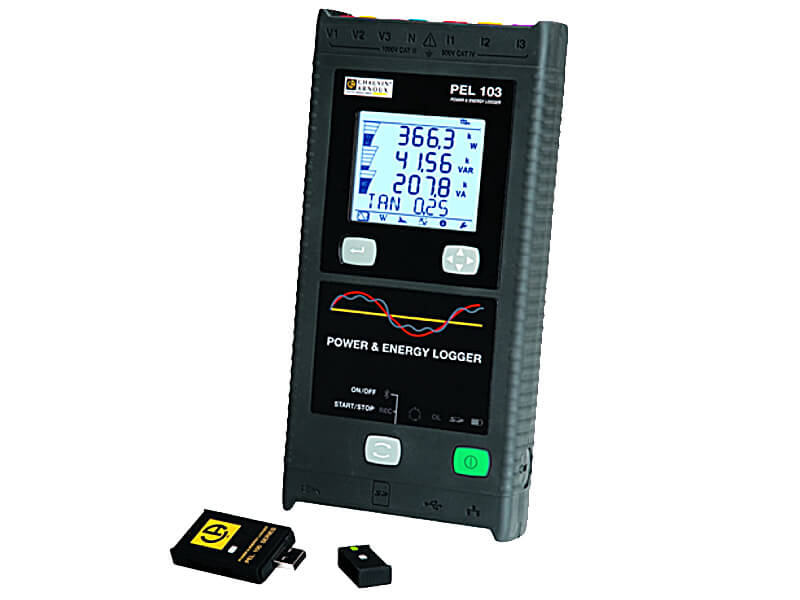 Chauvin Arnoux PEL 103 3-fazowy rejestrator mocy i energii