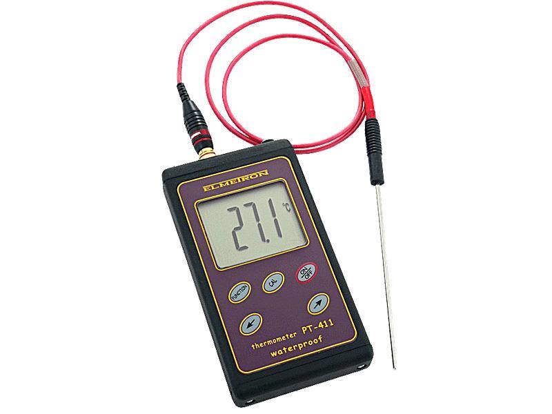 Elmetron PT-411 Wodoszczelny termometr cyfrowy