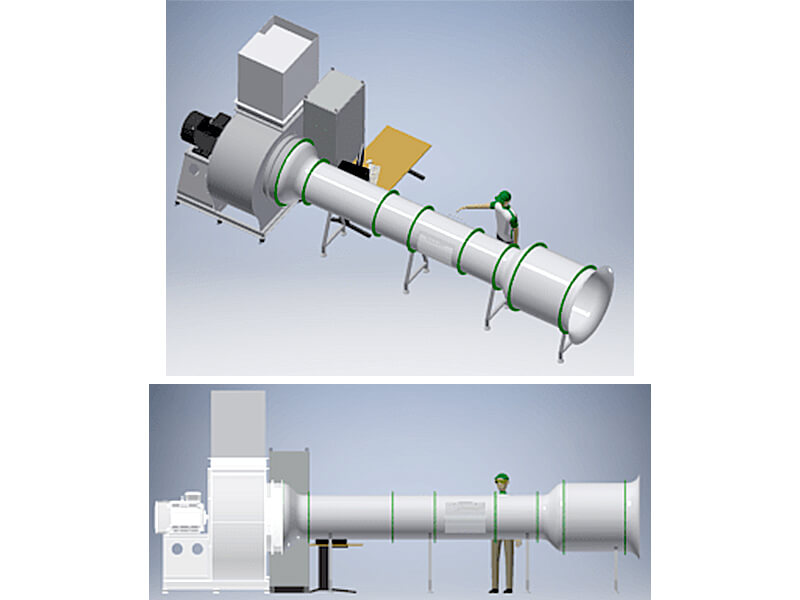EP-E WT50 Tunel aerodynamiczny typu Eiffela