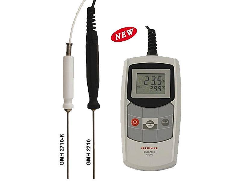 GHM-Messtechnik GMH 2710 Termometr z sondą Pt1000 do systemów HACCP