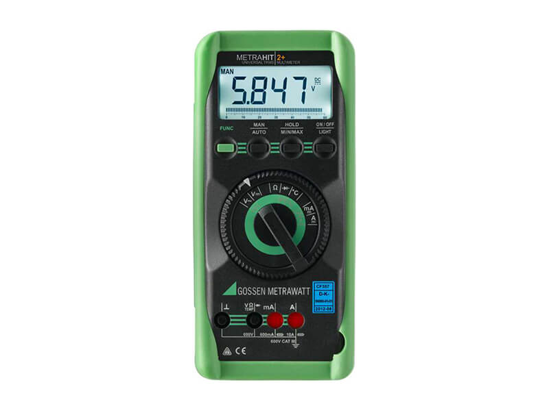Gossen Metrawatt METRAHIT 2+ Multimetr cyfrowy TRMS z pomiarem temperatury