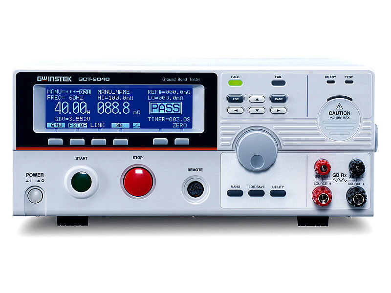 GW Instek GCT-9040 Tester ciągłości przewodu ochronnego