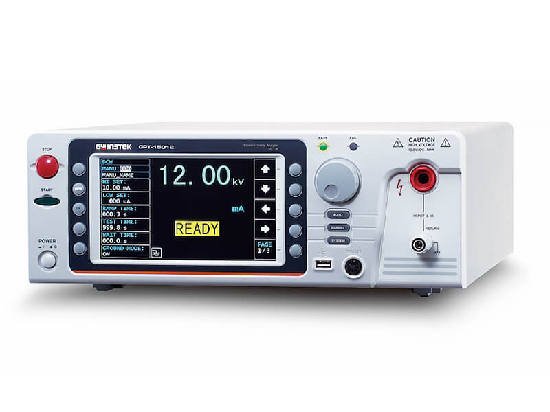 GW Instek GPT-15012 Tester bezpieczeństwa elektrycznego, DCW, IR