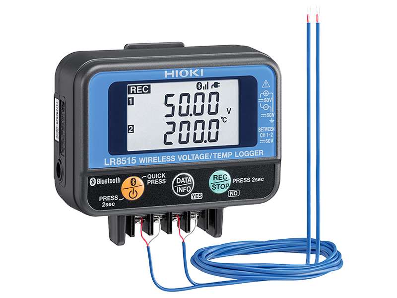 Hioki LR8515 Rejestrator napięcia/temperatury z Bluetooth