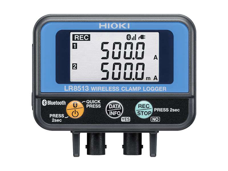 Hioki LR8513 Dwukanałowy rejestrator prądu z Bluetooth