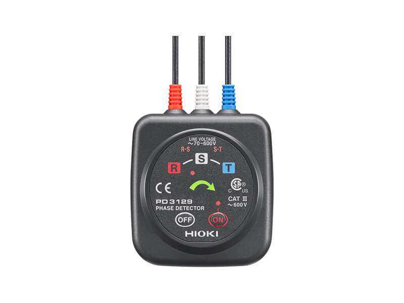 Hioki PD3129  Bezkontaktowy miernik rotacji faz