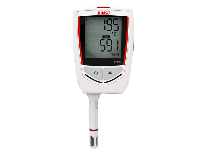 Sauermann-Kimo KT320 Rejestrator temp., wilgotn., prądu, napięcia, impulsów