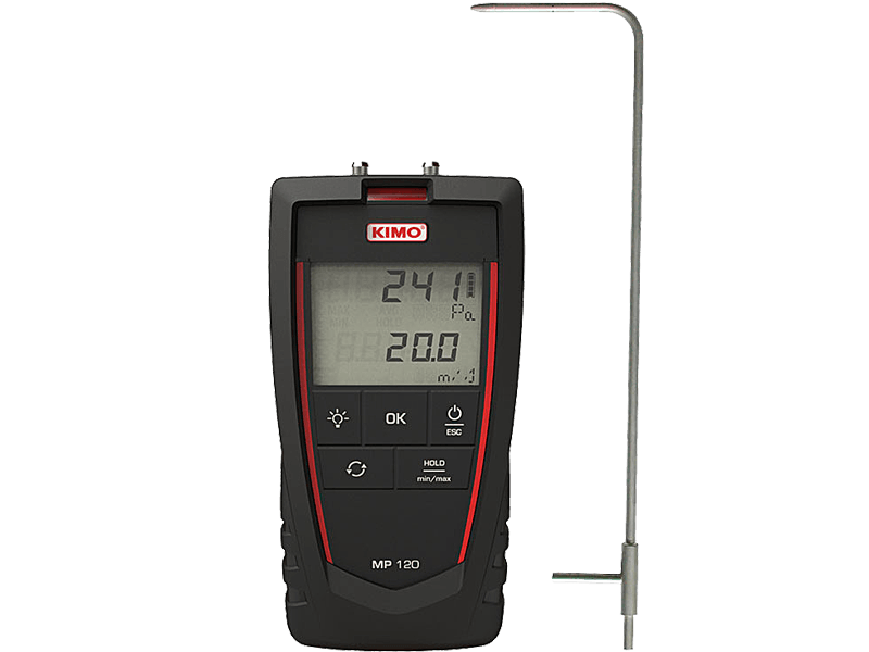 Sauermann-Kimo MP 120 S Mikromanometr z anemometrem od -1000 do 1000 Pa