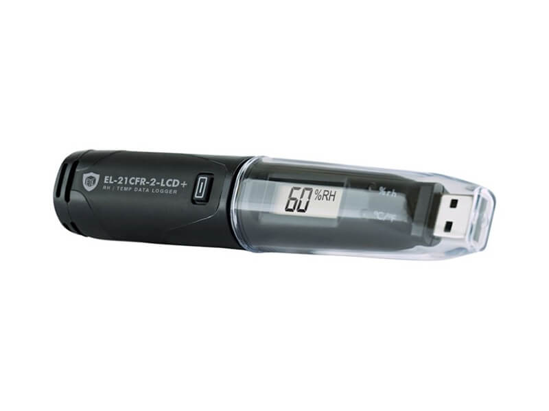 Lascar EL-21CFR-2-LCD+ Rejestrator USB temperatury i wilgotności