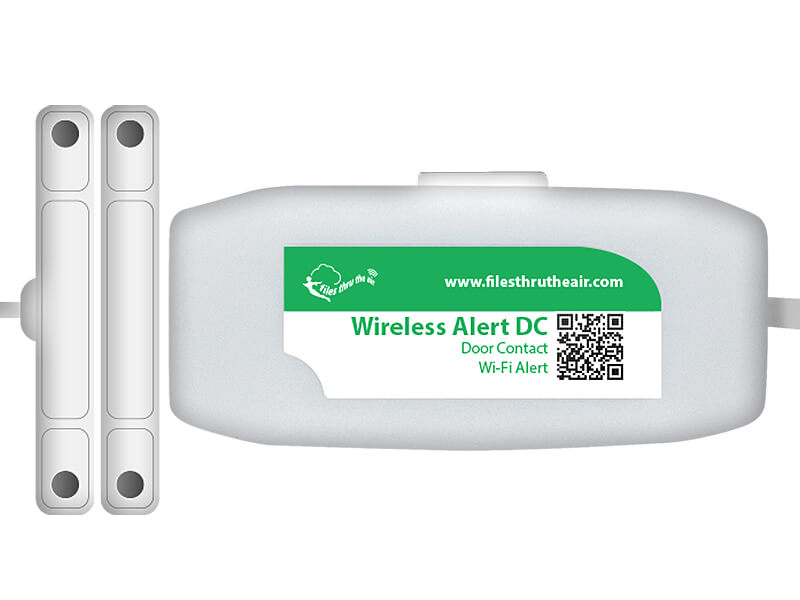 Lascar Electronics Wireless Alert DC Czujnik otwartych drzwi z powiadomieniami e-mail