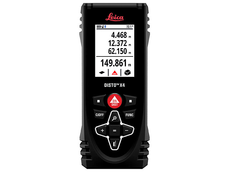 Leica DISTO X4 Dalmierz laserowy wielofunkcyjny / 150 m