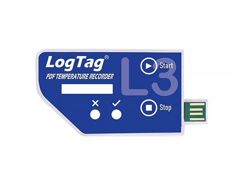 LogTag L3 Jednorazowy rejestrator temperatury USB