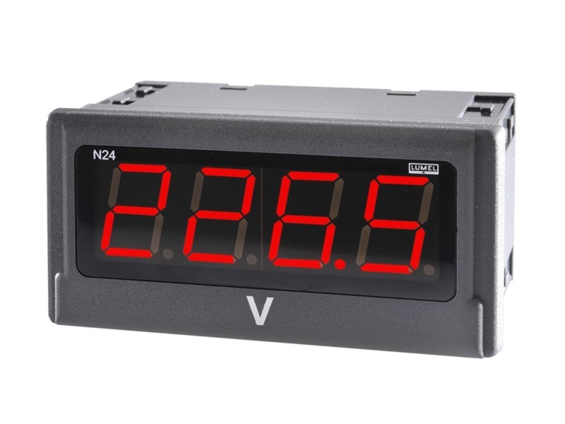 Lumel N24 Konfigurowalny miernik cyfrowy prądu, napięcia, temperatury
