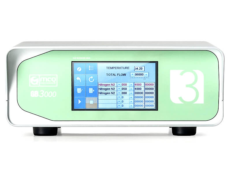 MCQ Instruments GB 3000 3-kanałowy laboratoryjny mieszalnik gazowy