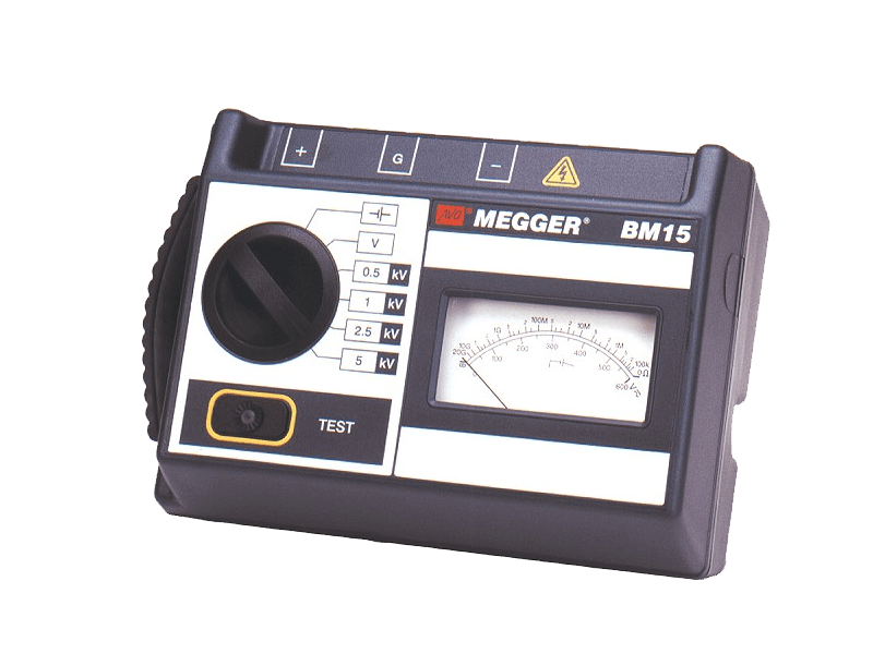 Megger BM15 Wychyłowy miernik rezystancji izolacji 5kV