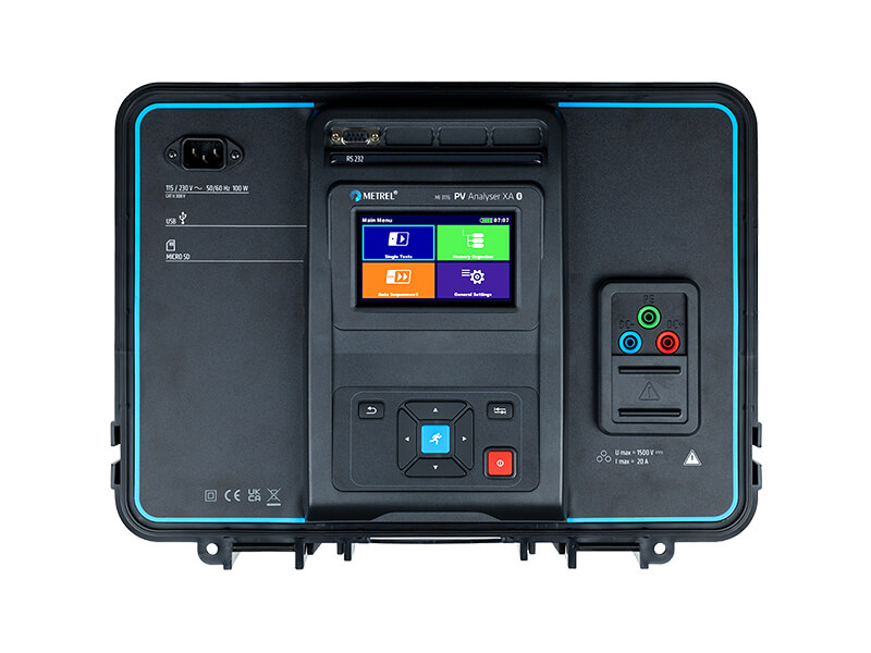 Metrel MI 3116 Analizator PVMetrel MI 3116 PV AnalyserXA to zaawansowany analizator instalacji fotowoltaicznych. Tester zaprojektowany z myślą o maksymalnej wydajności i precyzji.