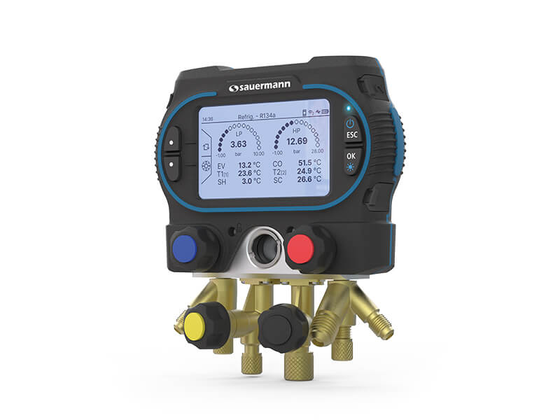 Sauermann Si-RM450 Cyfrowa 4-drogowa oprawa zaworowa