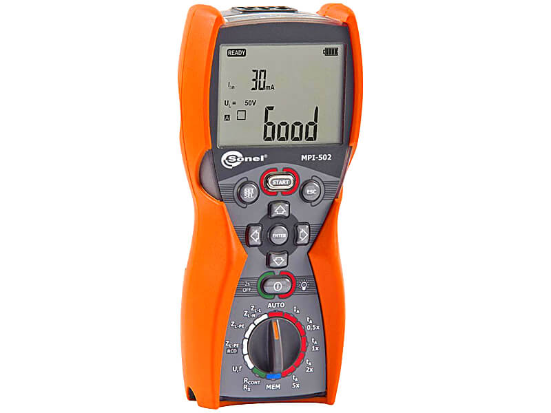 Sonel MPI-502F Miernik impedancji i RCD
