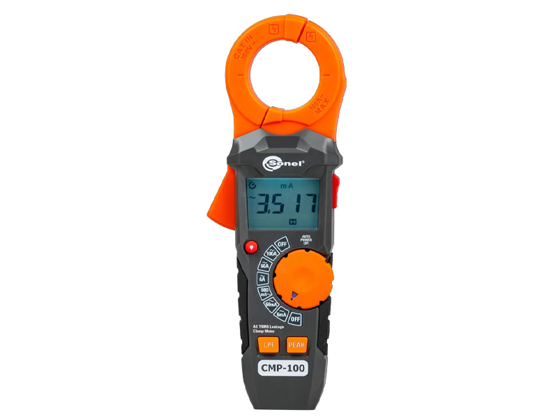 Sonel CMP-100 Cyfrowy miernik cęgowy prądu upływu