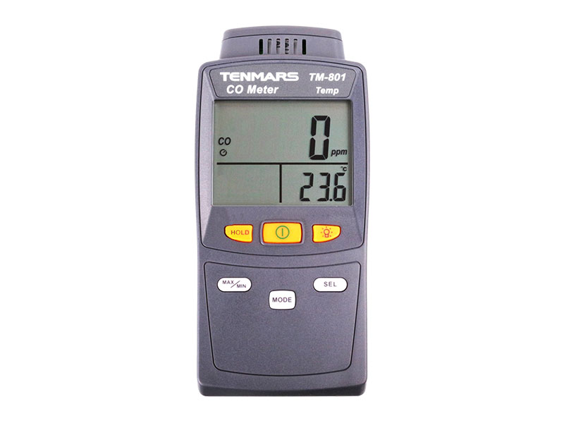 Tenmars TM-801 Miernik zawartości tlenku węgla CO 0~1000ppm