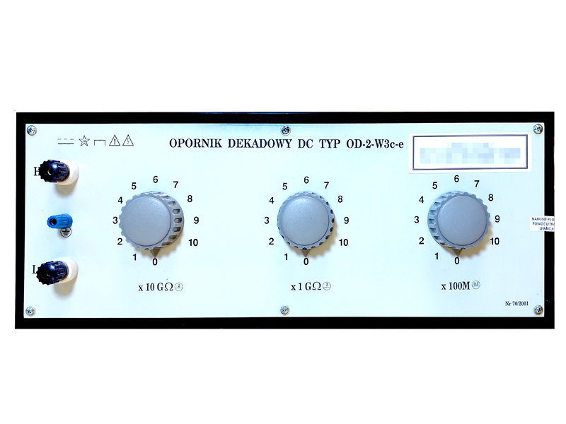 Zelap Oporniki dekadowe szkolne DC OD-2 kl. 0,5% - 0,1...10 MOhm
